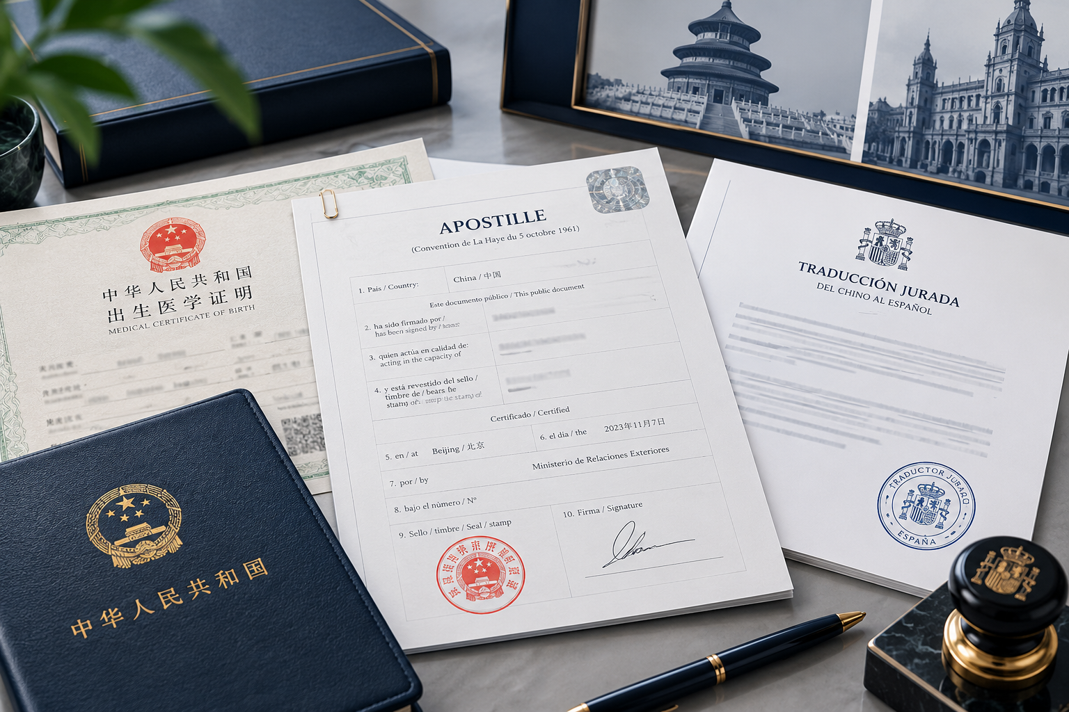 Apostilla entre China y España
